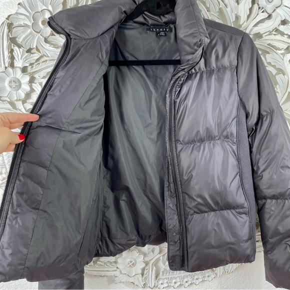 {Theory} Ivanna Atlas Down Puffer Jacket, Size S - Picture 4 of 8